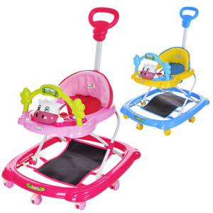 Ходунки детские Bambi 349B, с родительской ручкой